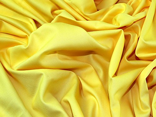 Amazon.com: Minerva Crafts Medium Weight Cotton Drill Dress Fabric Yellow -  per Yard