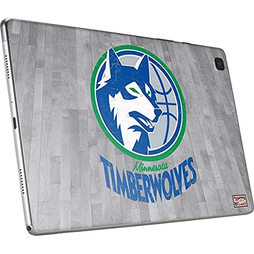 Skinit Tablet Decal Skin Compatible with Samsung Galaxy Tab A7 (2021) - Officially Licensed NBA Minnesota Timberwolves Hardwood Classics Design
