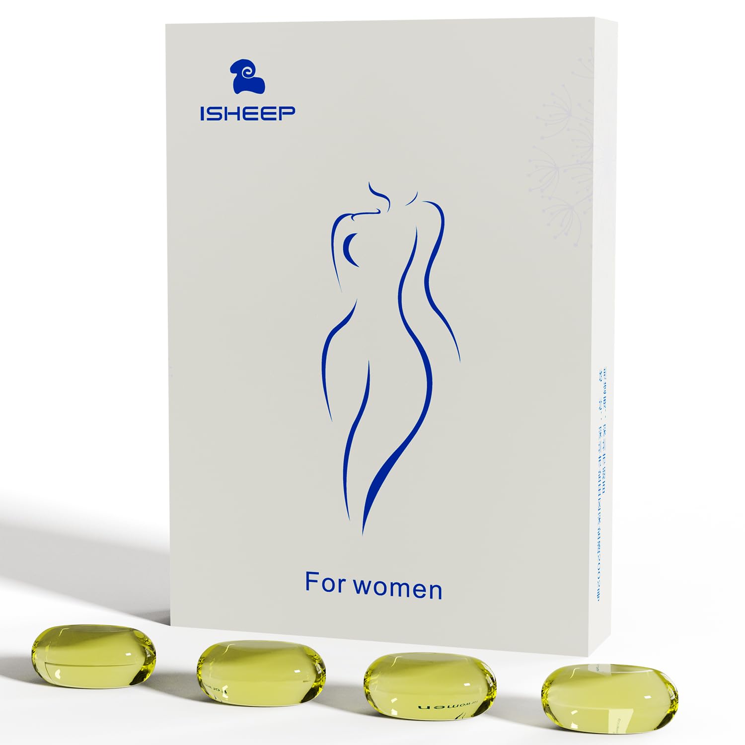Sex Secreto Femenino-Mejorar la experiencia sexual Cápsula de mejora de la tensión vaginal.4 cápsulas (4 cápsulas)