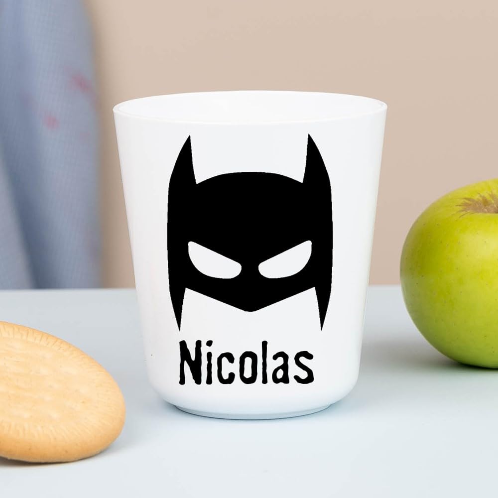 Wanapix | Personalised Plastic Cups with Name | BPA-Free Plastic | Children Small Mugs | 235 ml | Hero — image 1