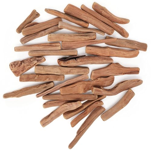 Kurtzy Natürliches Treibholz zum Basteln (450 g) 8-13 cm Holz Stücke - Naturbelassene Holzstäbe zum Basteln & Terrarium Zubehör - Für...