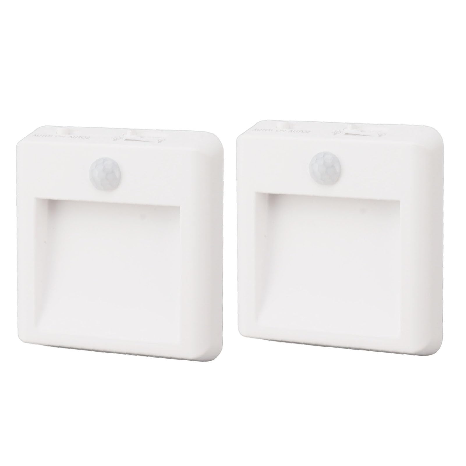 ViaGasaFamido 2pcs Plug-in Luce Notturna Mini Sensore di Movimento Luce Notturna a LED 2 Temperatura di Colore Dimmerabile luminosità Regolabile Luci Notturne da Parete per Bambini Camere da