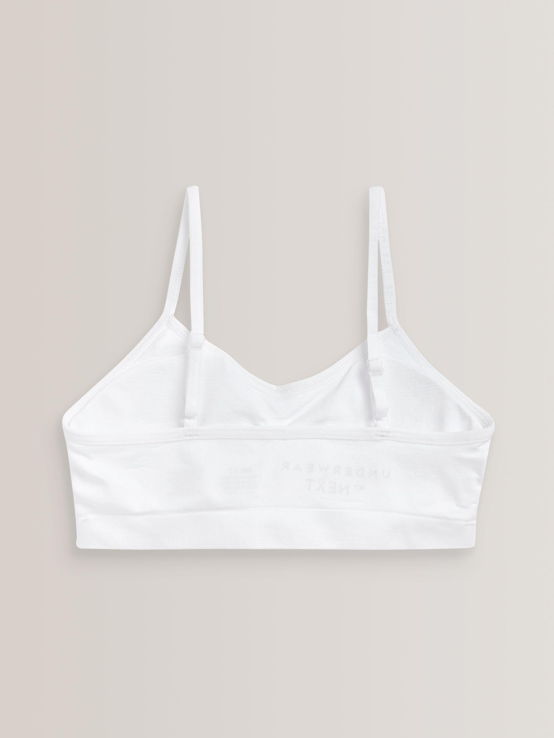 NEXT Niñas Pack 2 Tops Cortos Tirantes sin Costuras Copas Relleno Ligero extraíbles