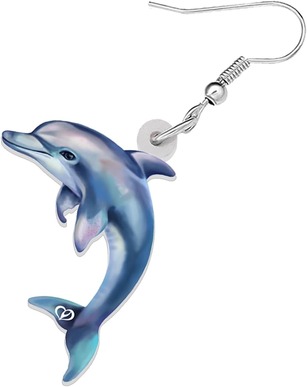 Fun Dolphin Earrings Dangle Acrylic Ocean Animals Jewelry Sea Gifts for Women Summer Charms - Image 4