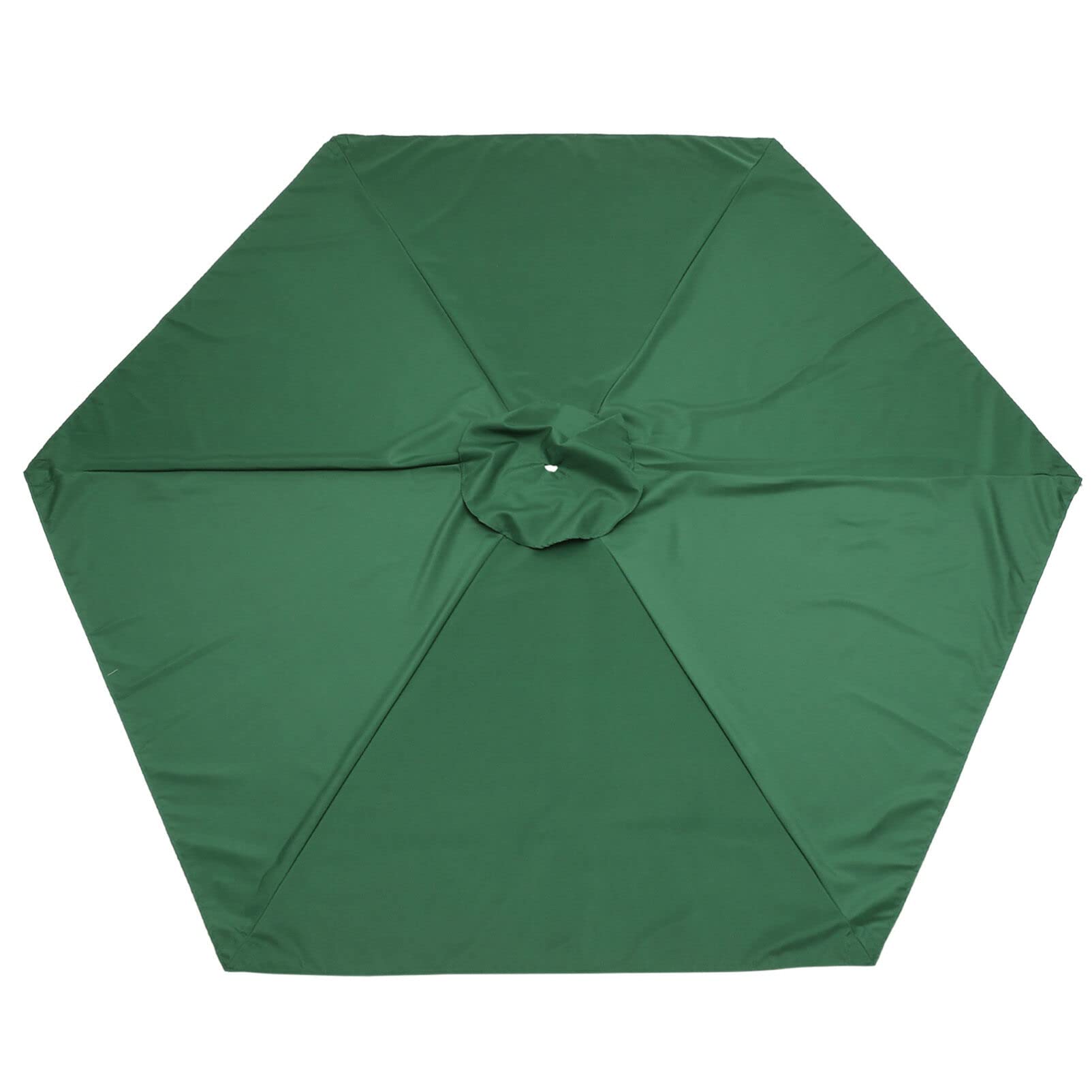 BESPORTBLE 8FT Patio Umbrella Replacement Canopy, Strong and Thick Umbrella Canopy 6 Ribs Outdoor Umbrella Top Replacement for Outdoor Yard Garden Pool Beach Umbrella Canopy, Green
