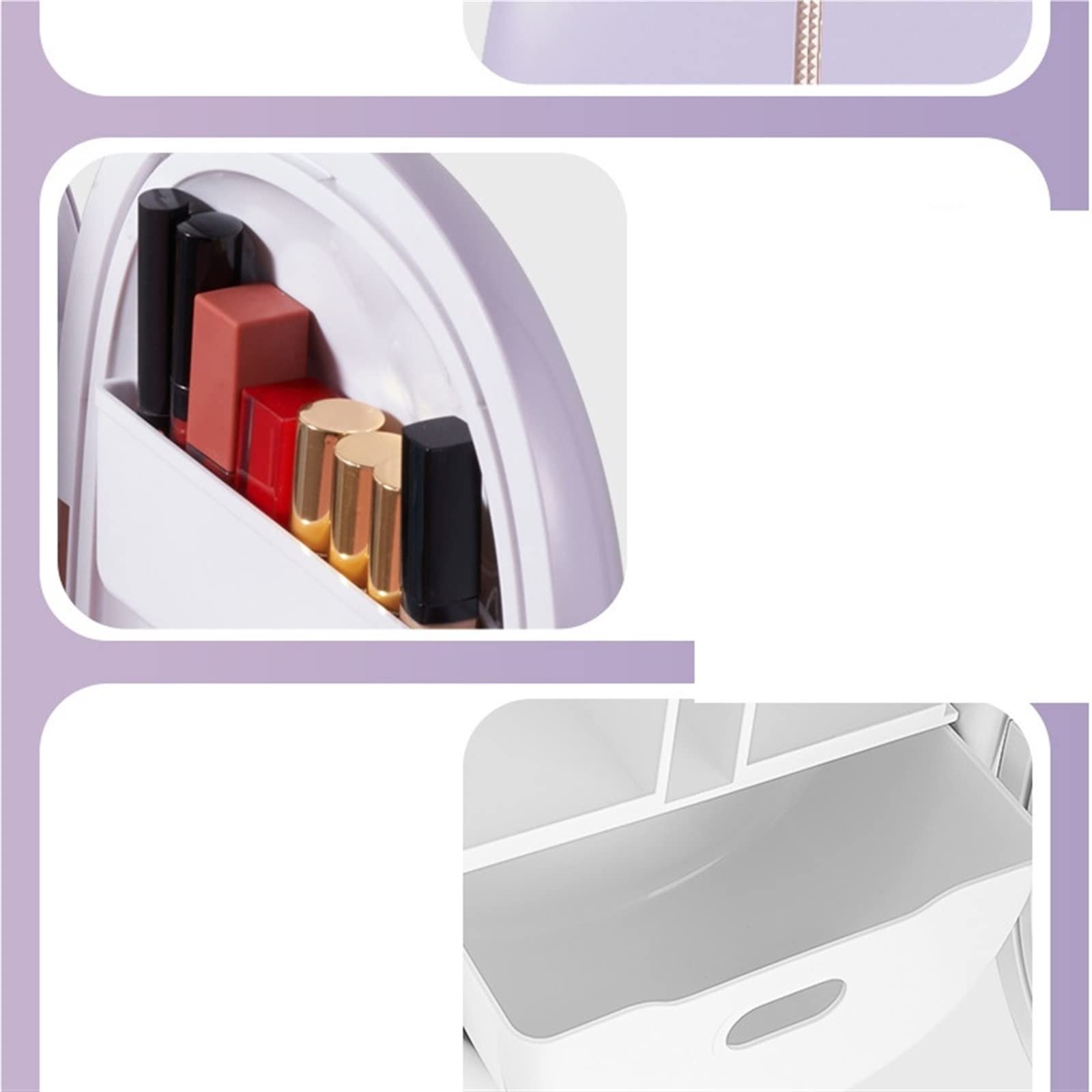 DieffematicBX Nevera Pequeña Refrigerador de Belleza Productos para el Cuidado de la Piel Refrigeración Cosméticos Refrigerador pequeño Mini Caja Inteligente de Control de Temperatura