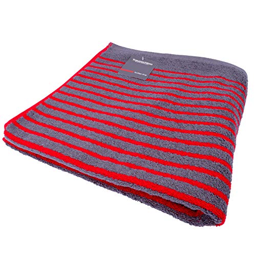 Traumschloss Handtuch »Stripes« 100% Baumwolle | flauschig weich | rot |...