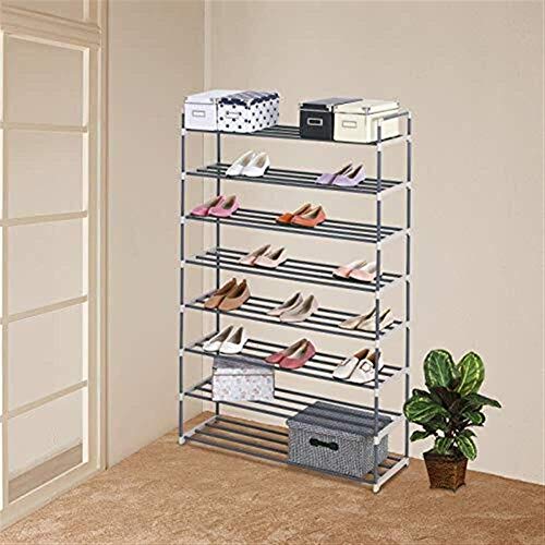 Étagère à chaussures fine pour entrée et dressing capacité 40 paires
