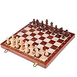 jugadas espectaculares ajedrez Tamaño Del Tablero de Ajedrez: Acerca de 39X39X5.4 cm / 15.37X15.37X2.13 Pulgadas