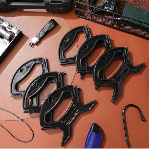 Enrollador de alambre de plástico resistente, almacenamiento duradero de cables en pack de 10 7