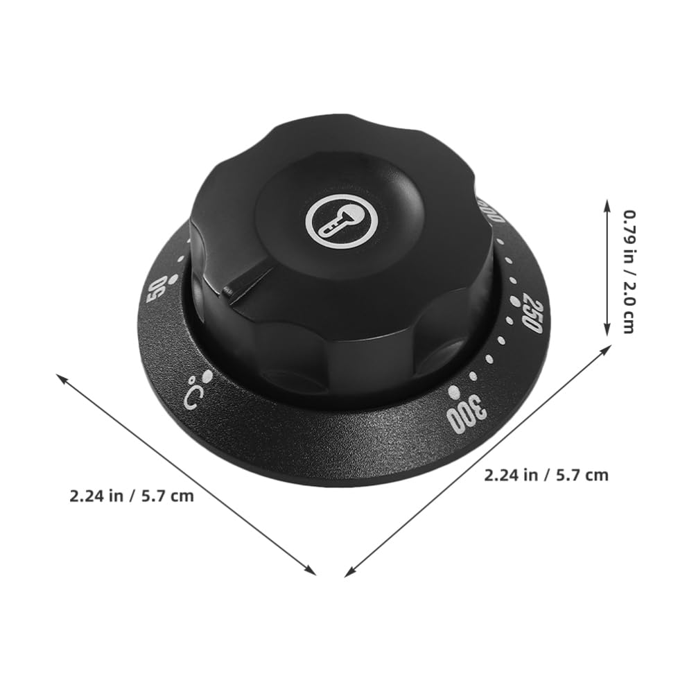 Hemoton 2 Pcs Universal Temperature Control Knob for Ovens Fryers and Water Heaters Range Control Knob Replacement Thermostat Oven Knob