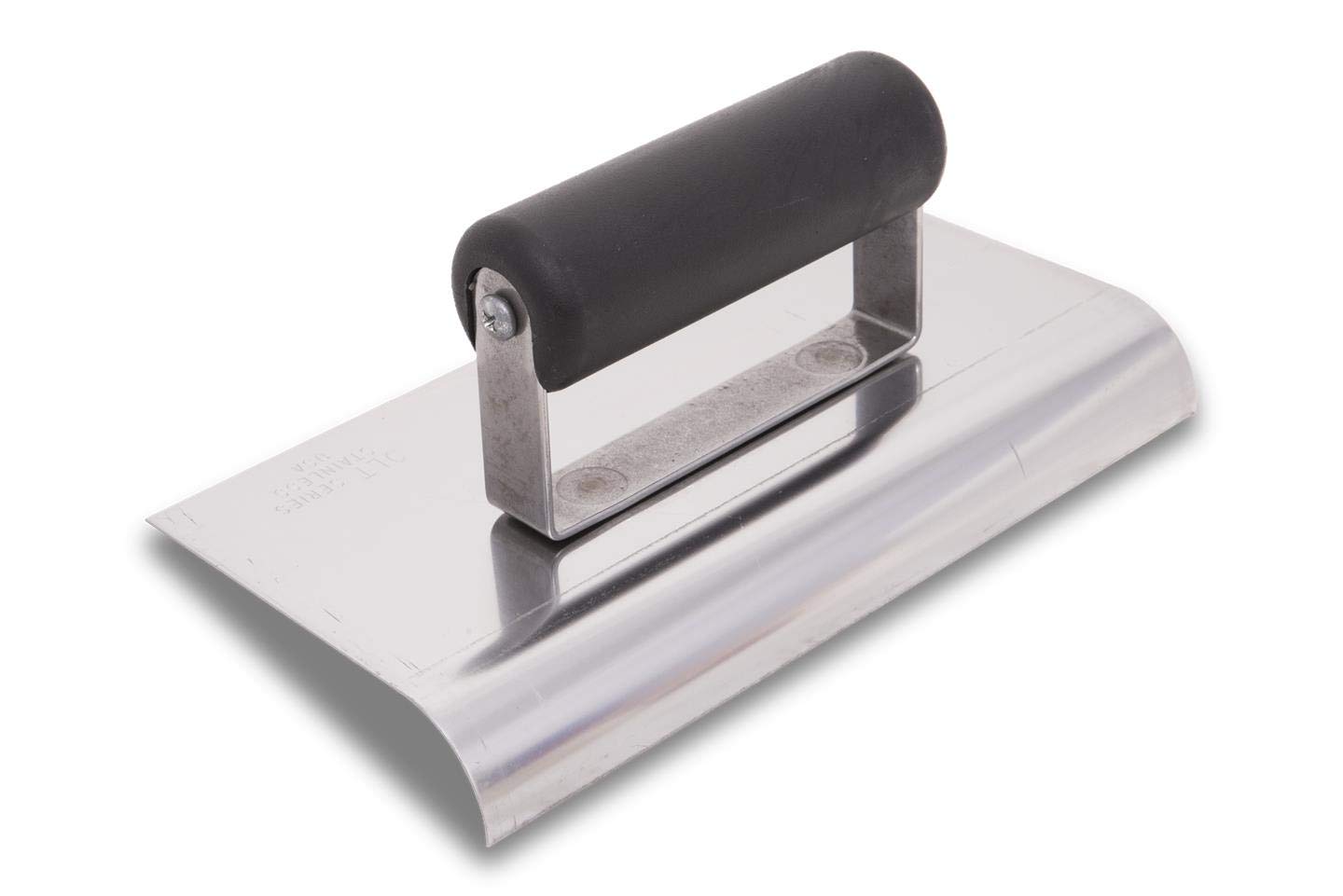 MarshalltownStainless Steel Edging Trowel with Plastic Handle, Provides Rounding to Concrete, Radius: 13 mm, Lip: 16 mm, Dimensions: 229 x 64 mm