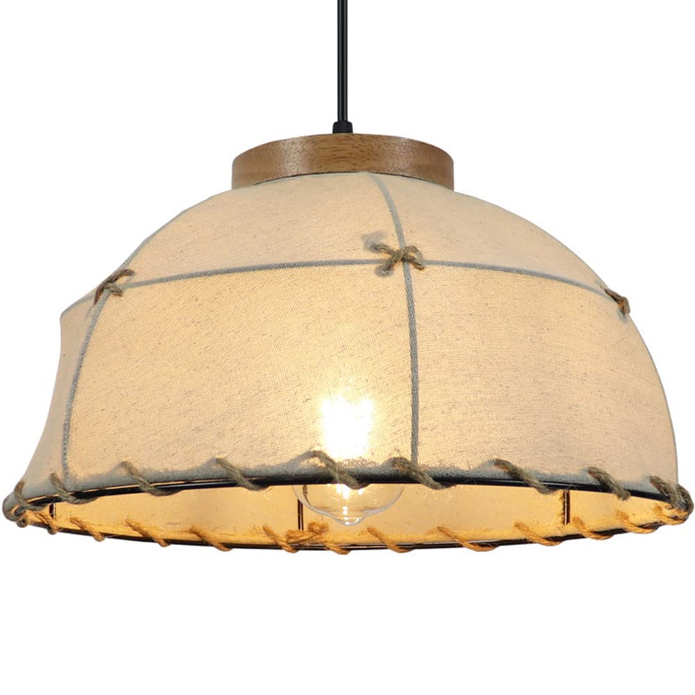 Luminaire de plafond à LED en lin pour une ambiance de bar créative
