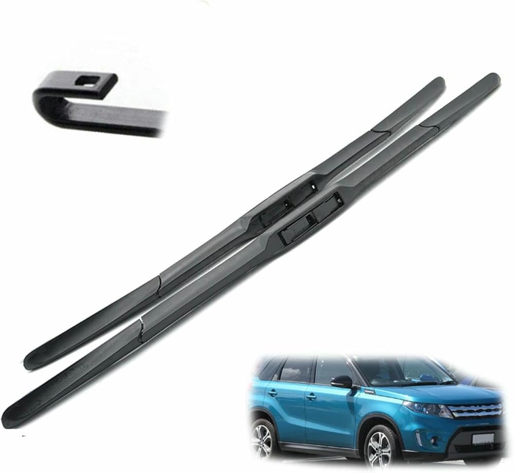 ZHUNDU 24" + 16" Escobillas de limpiaparabrisas Delanteras para Parabrisas de Coche, escobillas de Lluvia para Su&zuki para Vitara MK4 2015-2020 Limpiaparabrisas