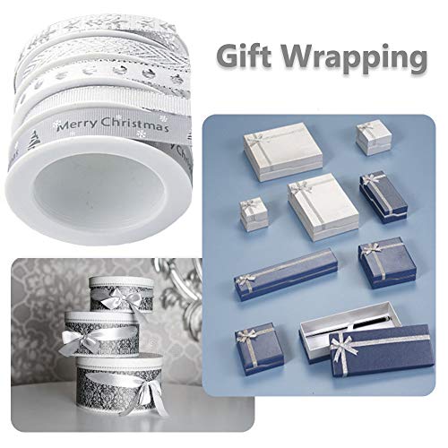 5 × 5 metri di nastro di Natale, nastro di raso di...