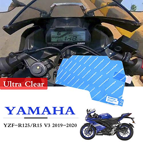Lorababer Motocicleta YZFR125 2019 2020 velocímetro Scratch Cluster Protector de película de...