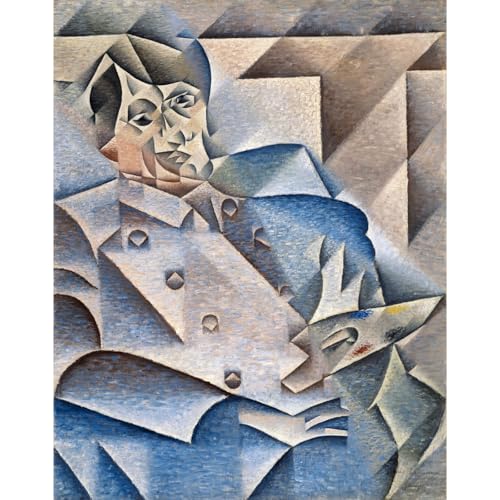 Juan Gris Portrait de Pablo Picasso : Impression sur toile déco murale salon 127x101.6