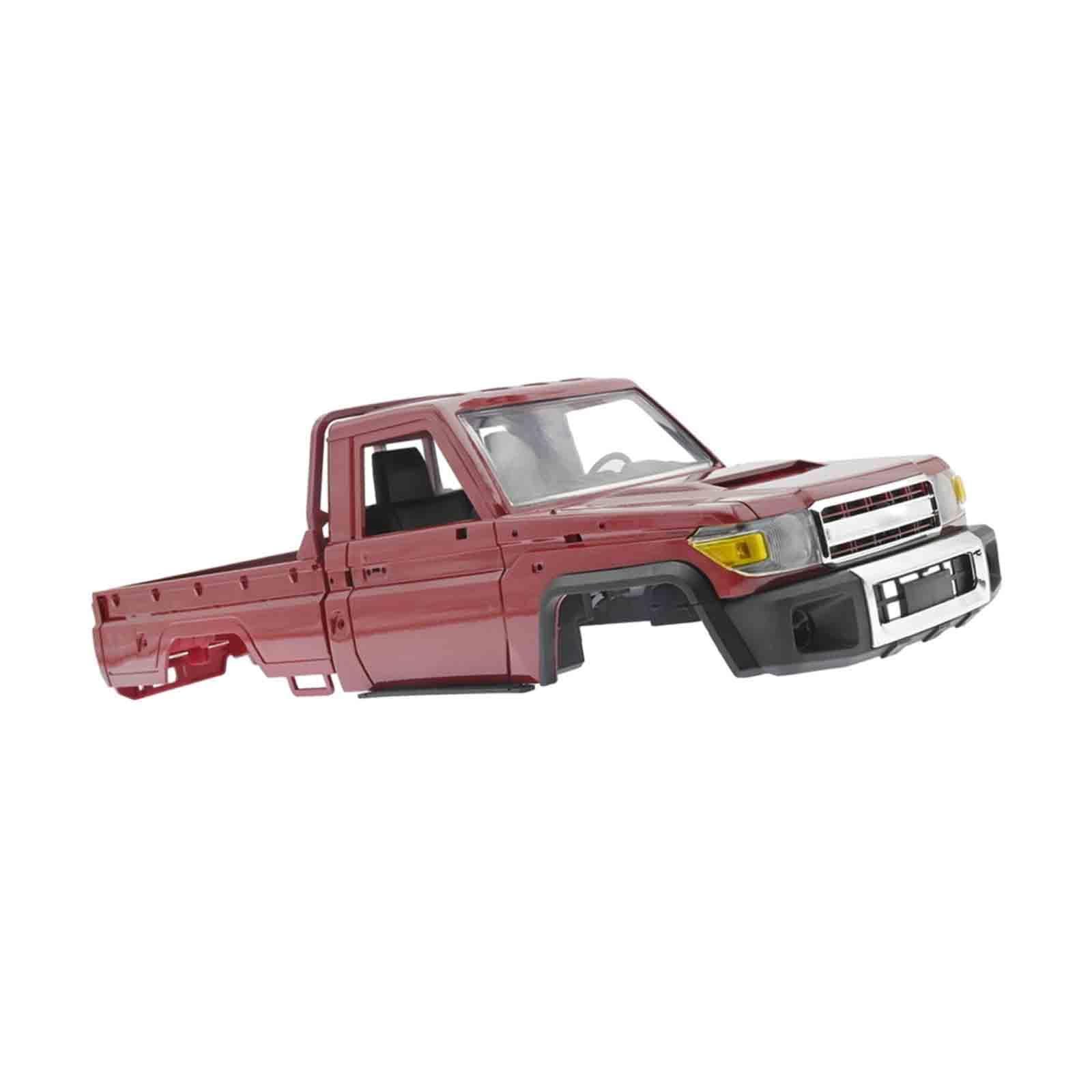 Carrocería para Camión RC, Carrocería de Repuesto para Coches RC, Fácil Montaje, Repuestos RC, Carrocería Pickup RC para Camión RC MN82 1:12, Rojo