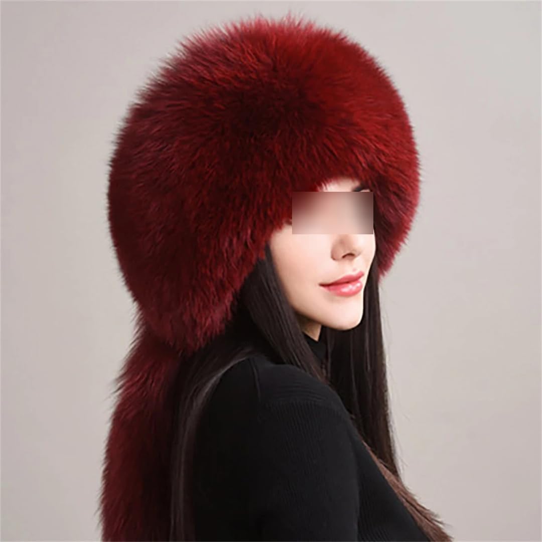 Inverno Donne Casual Solido Faux Peloso Cappello Soffici Outdoor Caldo Neve Peloso Cappelli