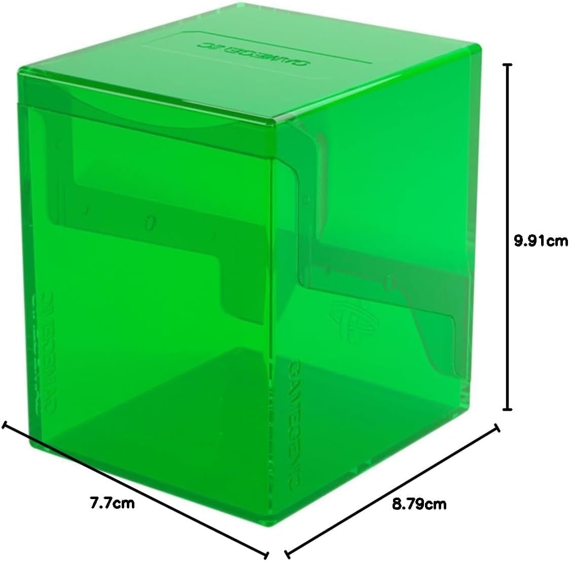 Gamegenic Bastion 100+ XL Deck Box - Compact, Secure, and Perfectly Organized for Your Trading Cards! Safely Protects 100+ Double-Sleeved Cards, Green Color, Made