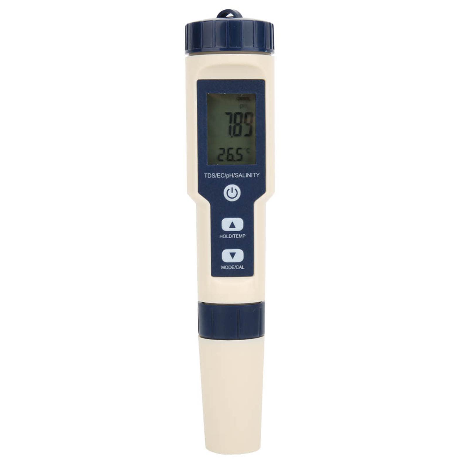 Tester di Sale per Piscina e Misuratore di PH, Misuratore Digitale 5 in 1 di PH/Salinità/Temp/TDS/EC per Acquario e Acqua Salata della Piscina, Vasca Idromassaggio per