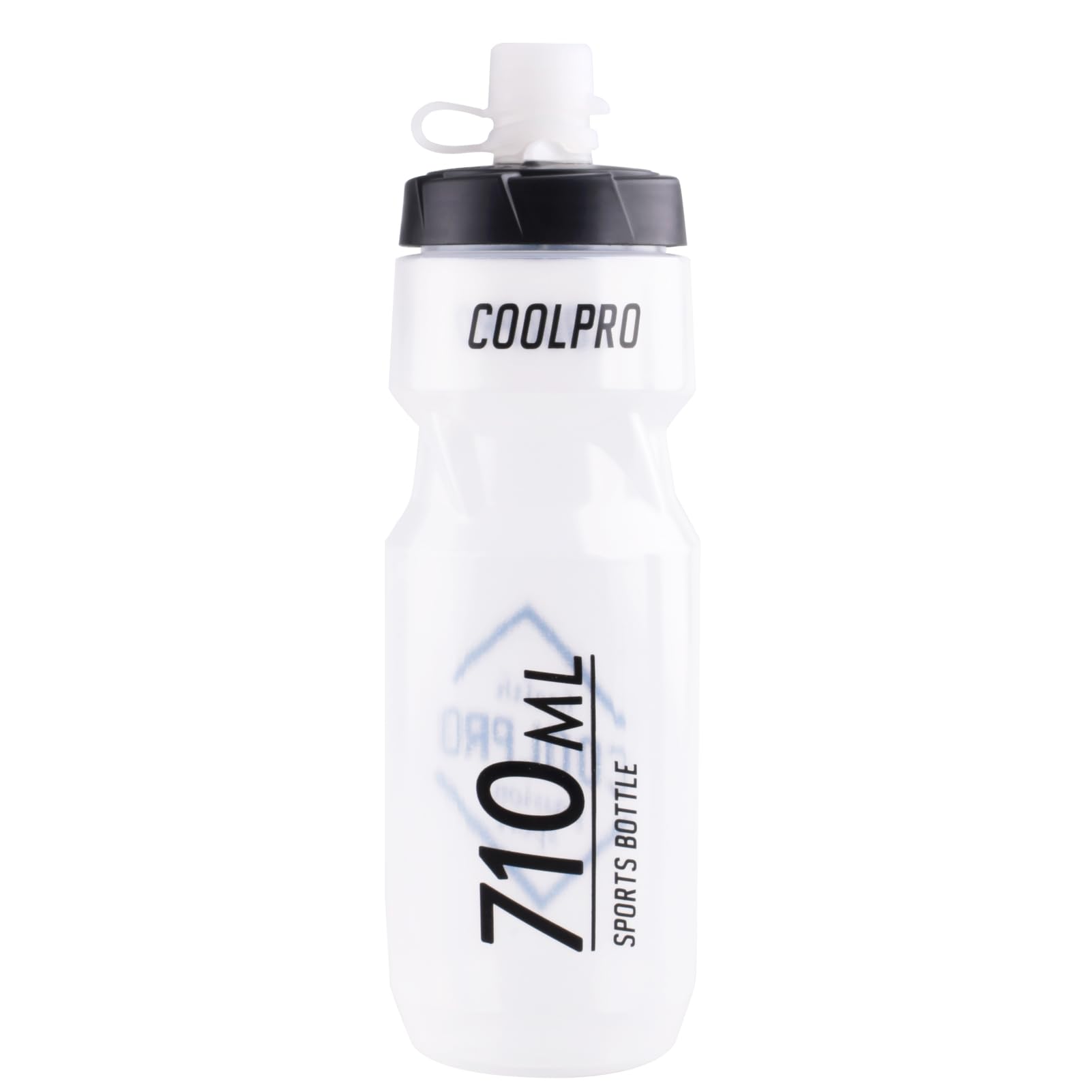 Azarxis Sport Squeeze Water Bottle Fast Flow Water Bottles 20 24 oz Reusable BPA Free Bottle for Cycling Running Gym Fitness Hiking (Transparent, 24 oz) โ image 1