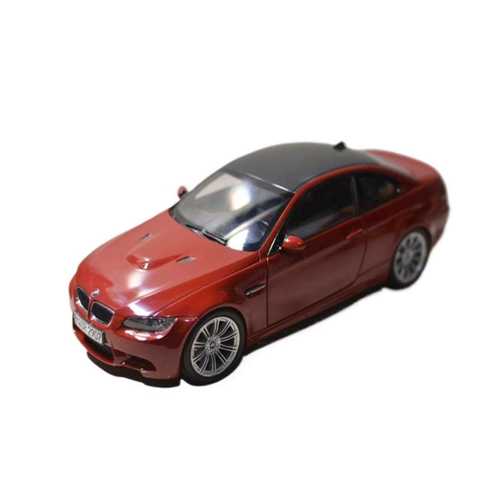 Metallo Scala Replica 1 18 Per BMW M3 Coupé E92 Rossa Modello Da Collezione In Scala Grande Pressofuso Espositore Per Auto Hobby Veicoli Giochi Set