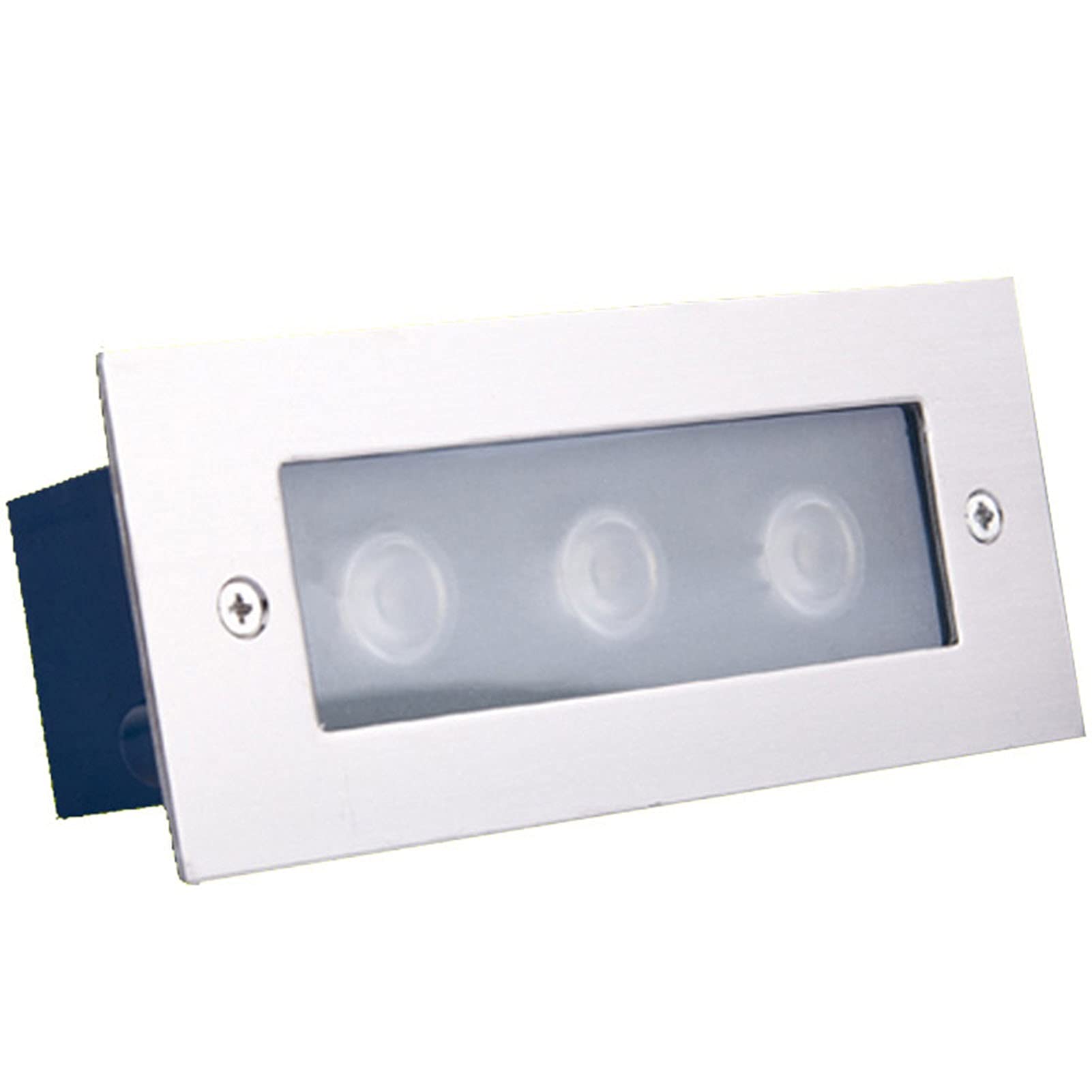 AWSAD Outdoor Inground Led Lights Waterproof IP65AC12/24V Low Voltage Decking Lights Suitable for Lanes, Decks, Steps 3W (Color : Green light, Size : D)
