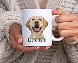 Custom Dog Mug, Dog Picture Mug, Dog Coffee Mug Personalized, Dog Face Mug, Custom Pet Lover Mug, Dog Photo Mug, Dog Mom, Dad Gift