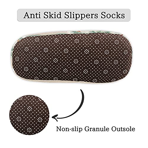 Slippers for Women Mens, Winter Warm Soft Coral Fleece Fuzzy House Slippers Socks Lightweight Portable Comfortable for Indoor Outdoor Bedroom Non-Slip4