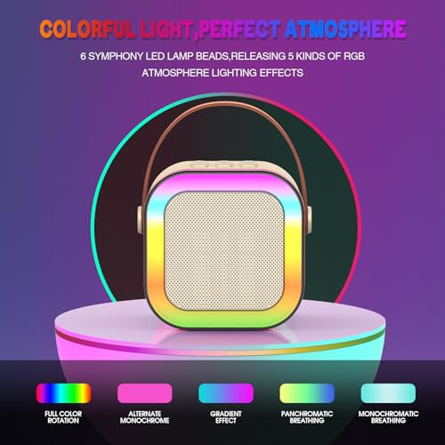Image of Gralal Kids Toys Age 3-15, Karaoke Machine 2 Microphones for Kids Girls Boys Toys Age 3 4 5 6 7 8 9 10 11 Year Old Boy Gifts for 3-12 Year Old Girls Teenage Boy Gifts Girls Birthday Presents