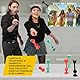TOSSIT Spiel Saugnapf Darts, Indoor Outdoor Drinnen Draußen, Boccia, Petanque, Wurfspiel, Nachhaltig langlebig Silikon, Boden oder Wand, Family Pack, Rosa Blau Violett Grün