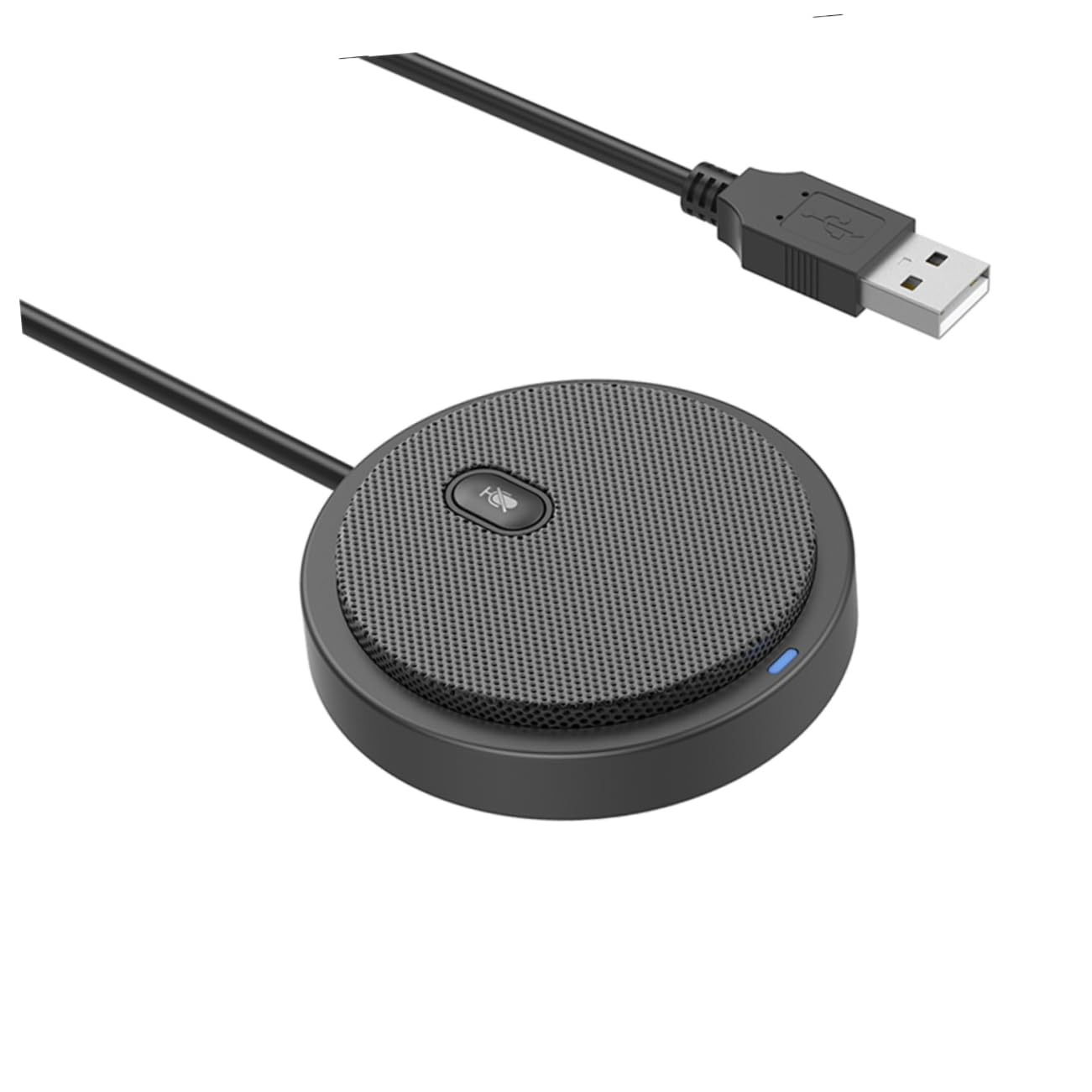TOYANDONA Kondensatormikrofon mit Ständer, Kabel und Halterung Schwarz
