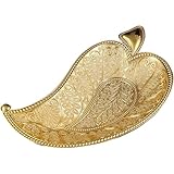 フルーツ皿 葉型 メタル アンティーク おつまみ皿 お菓子 スナック ジュエリー収納トレイ 小物入れ ゴールド おしゃれ インテリア 卓上 装飾