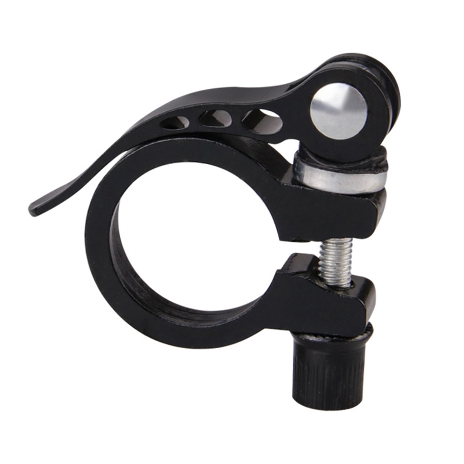 Ulafbwur Black Bike Accessories 28.6/31.8/34.9Mm Bicycle Quick Release Seatpost Seat Tube Clamp Cycling Tool