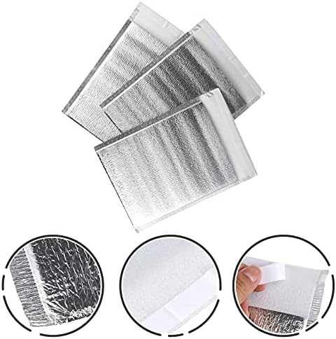UPKOCH 20Pcs Thermal Bubble Mailer Metallic Insulated Mailers Bags Insulated Shipping Envelopes for Shipping Mailing Packing Cold Food