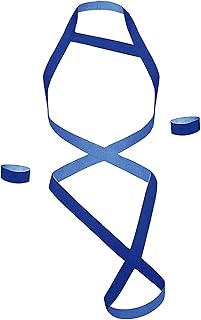 Men Elastic Body Chest Harness Bodysuit Halter Muscle Belt Costume Leotard Shoulder Strap Party Dance Clubwear (Dark Blue,One Size)