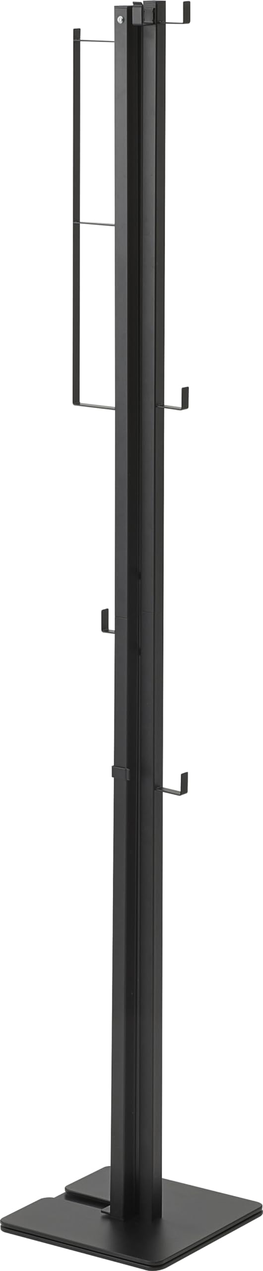 YAMAZAKI 6620 Tower Foldable Indoor Drying Rack, Black, Steel/Polypropylene, 175 x 25 x 160 cm