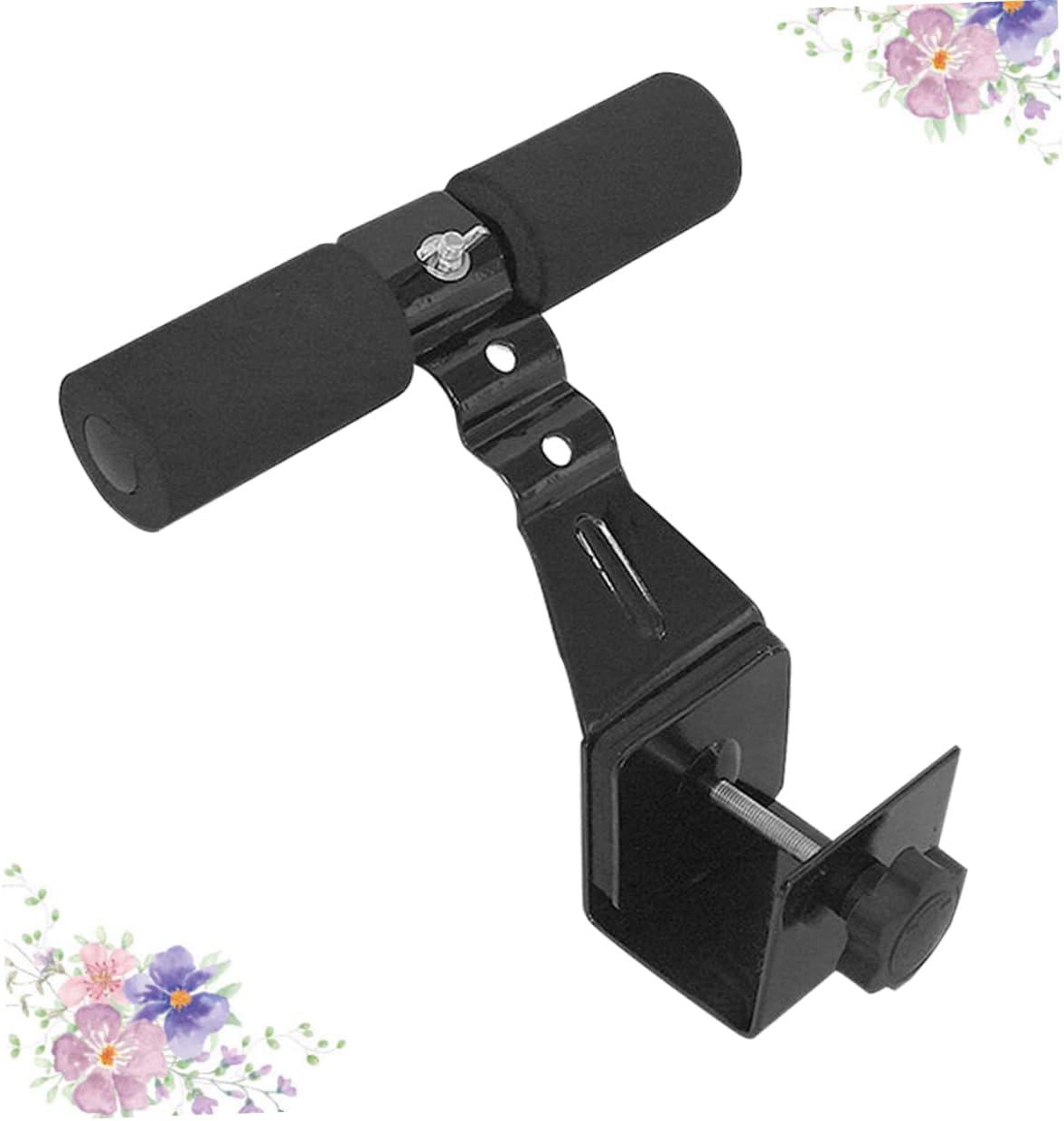 BESPORTBLE Door Sit-ups Abdominal Trainer Portable Chest Expander for Home Fitness Height Indoor Belly Trainer Material for Muscle Training Black