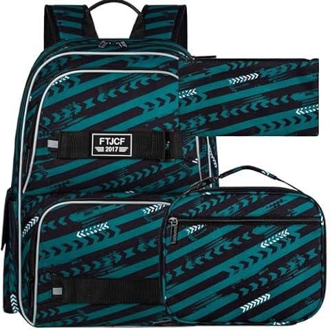 HPJGD 3PCS Laptop Backpack Set for Boys Cover