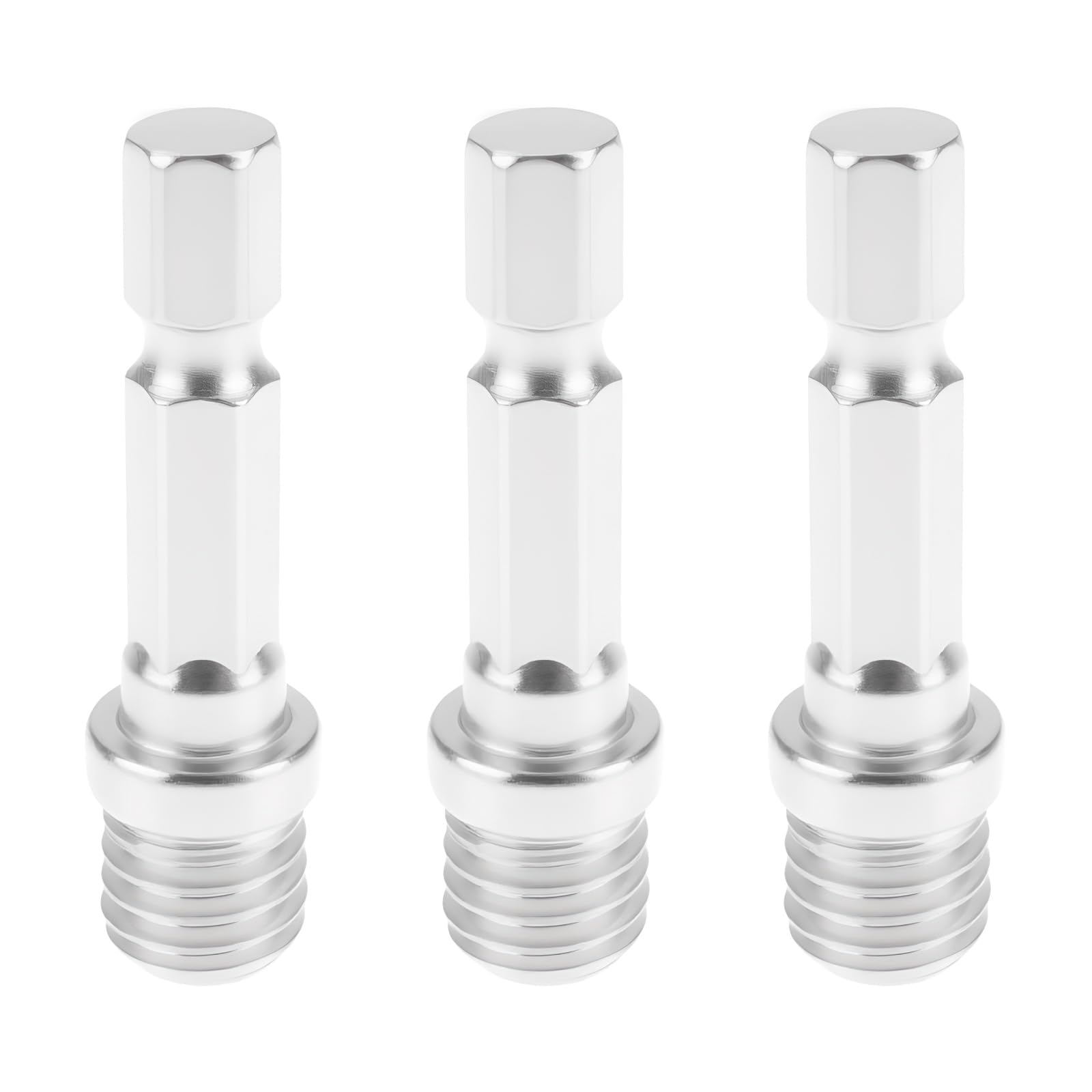 SG Store 3X Hexagonal Drill Adapter M10 Adapter 1/4 Inch Hexagon for Drill Cordless Screwdriver Chuck Backing Plate