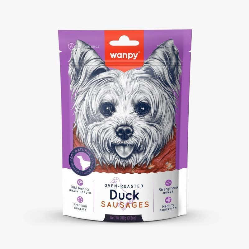 Roasted Duck Sausages Dog Treats 100g (Pack of 1) with Free Jerhigh Treat 20g by Sniff N Licks (B0D66V6H8N) Amazon Price History, Amazon Price Tracker