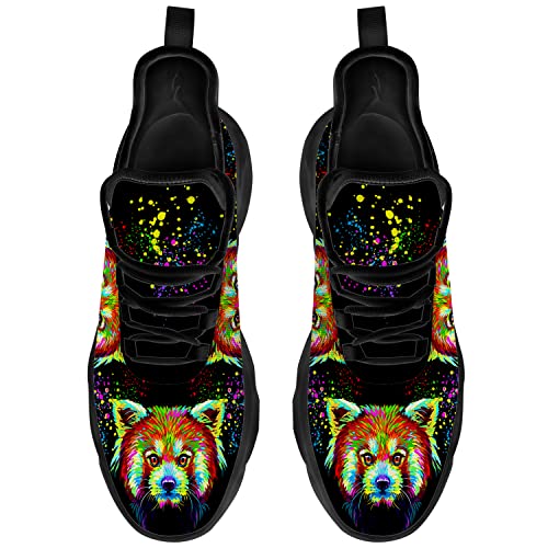 Red Panda Shoes for Women Men Road Running Athletic Walking Tennis Lightweight Sneakers Animal Shoes Gifts for Him Her3