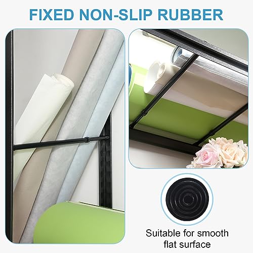 Image of Tension Rod 16 to 28 Inch, Goowin Small Tension Rod, 5 /8 inch Diameter No Drilling Expandable Short Tension Rods Spring Rods, Tension Rods for Closet, Cupboard, Hanging Clothes, 4 Pack, Black