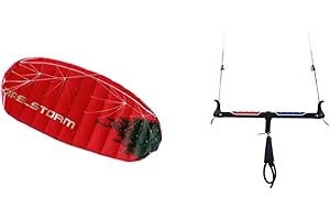 Evolution 3m Kitesurfing Trainer Power Foil Kite with Kite Bar