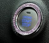 JessicaAlba Car Engine Start Stop Ignition Key Ring Car Auto Interior Decoration for Jeep Wrangler YJ TJ JK JKU Jeep Compass Liberty Patriot Commander Grand Cherokee