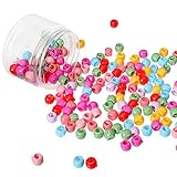 100 Stücke Mini Haar Klammer Clips Bunte Perle Haar Nadeln Schellen Kleine Kunststoff Haar Klammern für Mädchen Frauen Zubehör