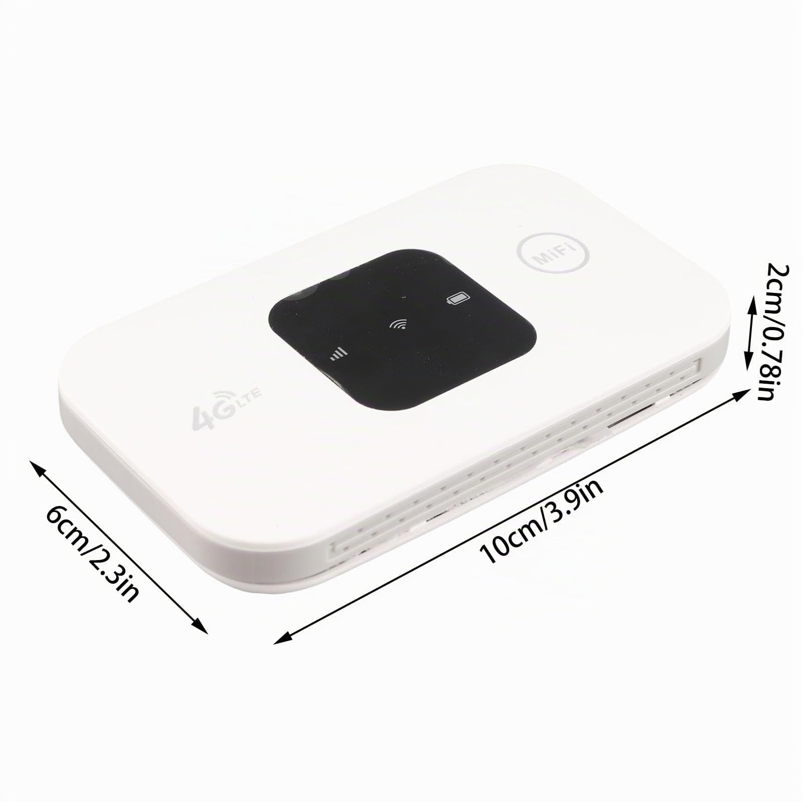 Router 4G LTE Portatile 150 Mbps, Hotspot WiFi con Scheda SIM, Modem da Viaggio con Batteria 2100mAh, Copertura Forte 4G per Casa Ufficio e Viaggi