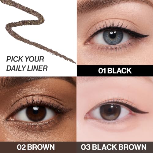 Image of CLIO Sharp So Simple Waterproof Pencil Liner, 2mm Ultra Slim Precision Tip, Smooth Tug Free, Smudge Resistant Long Wear Formula, Clean Eye Definition, Easy Control For Daily Makeup (013 Roasted Pink)