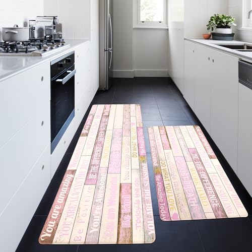 Inspirational Kitchen Floor Mats Set Waterproof Cushioned